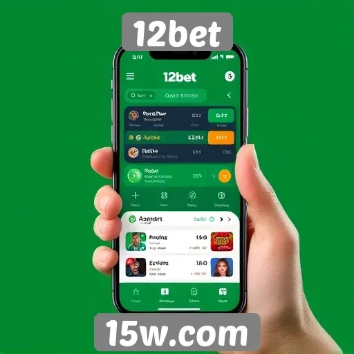 Interface do usuário do site 12bet é otimizada para dispositivos móveis